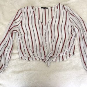 Long sleeve crop top